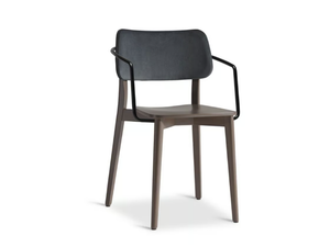 ULI 330 - Stackable beech chair with armrests _ Origins 1971